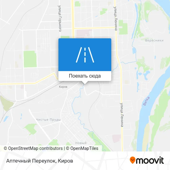 Карта Аптечный Переулок