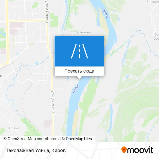 Карта Такелажная Улица