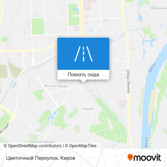 Карта Цветочный Переулок