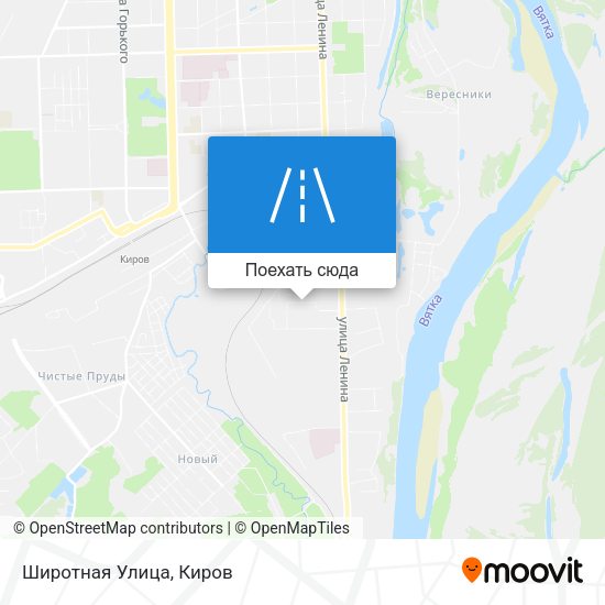 Карта Широтная Улица