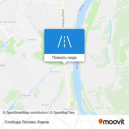 Карта Слобода Лосево