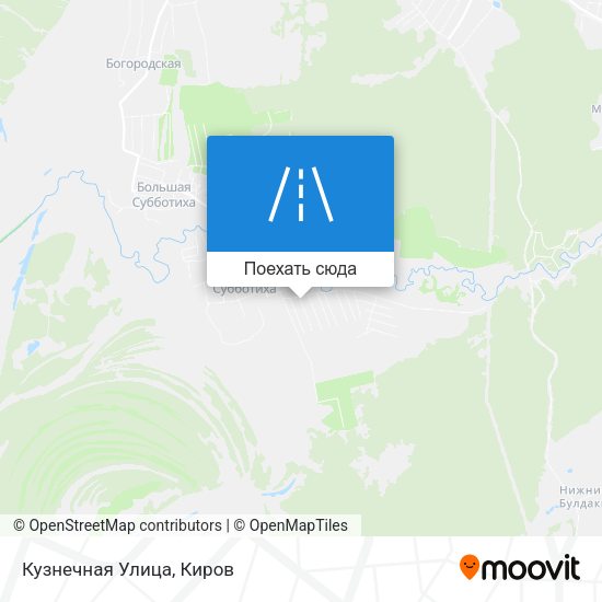 Карта Кузнечная Улица