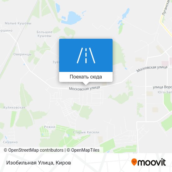 Карта Изобильная Улица