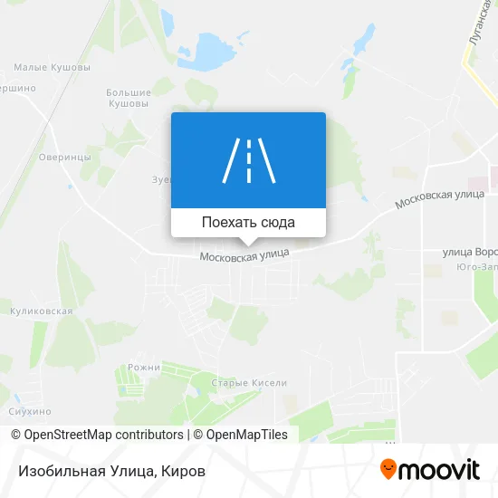 Карта Изобильная Улица