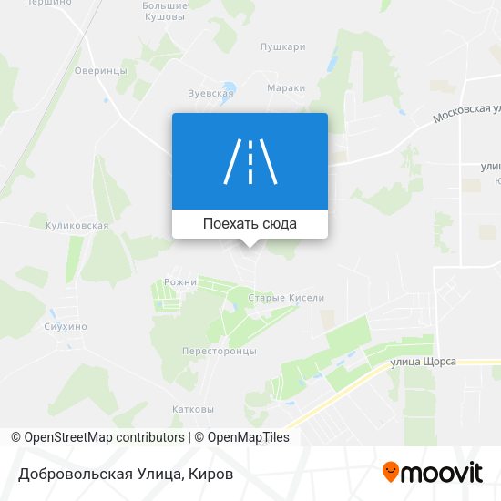 Карта Добровольская Улица