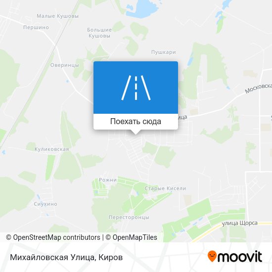 Карта Михайловская Улица