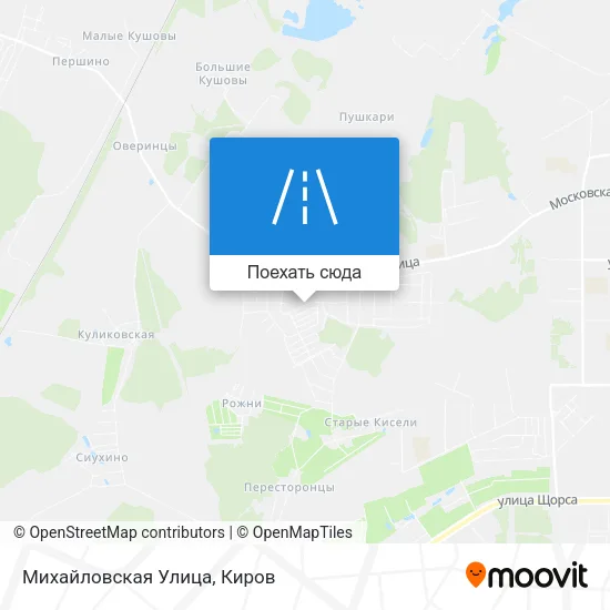 Карта Михайловская Улица