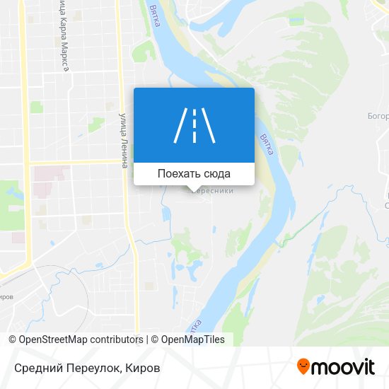 Карта Средний Переулок