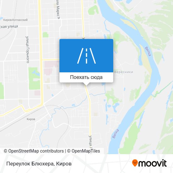 Карта Переулок Блюхера