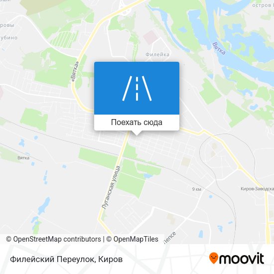 Карта Филейский Переулок