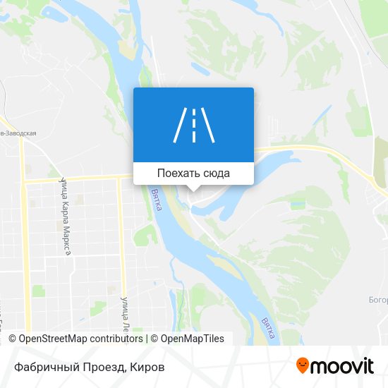 Карта Фабричный Проезд