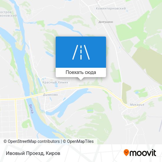 Карта Ивовый Проезд