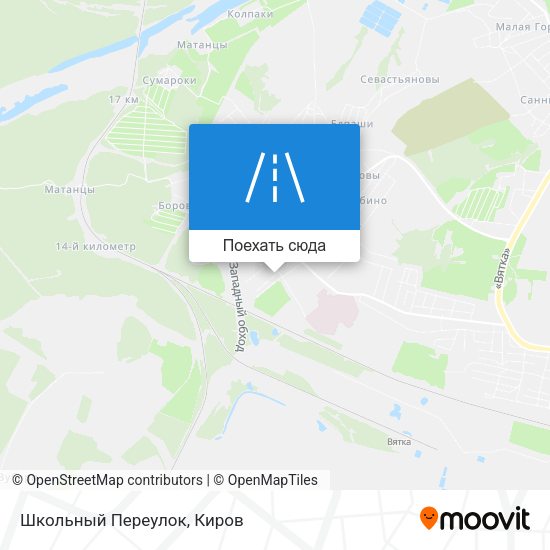 Карта Школьный Переулок