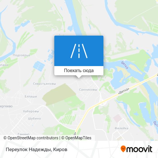 Карта Переулок Надежды