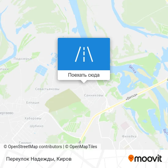 Карта Переулок Надежды