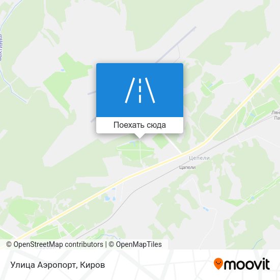 Карта Улица Аэропорт