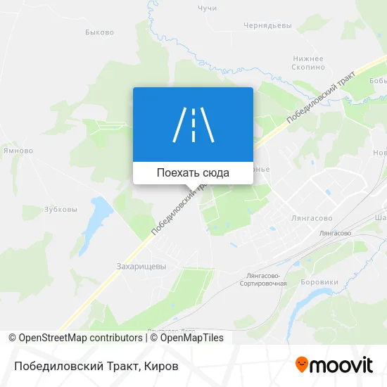 Карта Победиловский Тракт