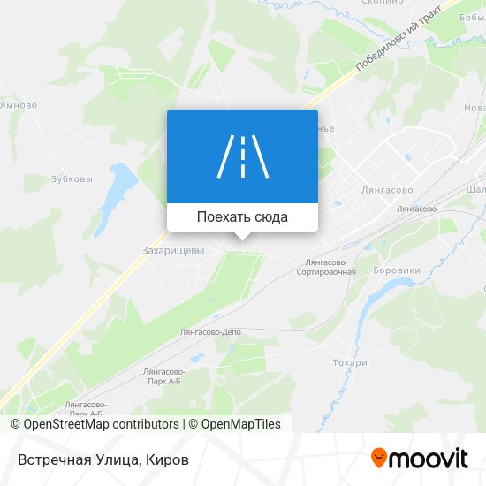 Карта Встречная Улица