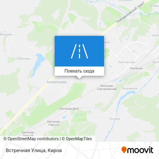 Карта Встречная Улица