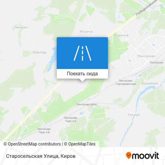 Карта Старосельская Улица