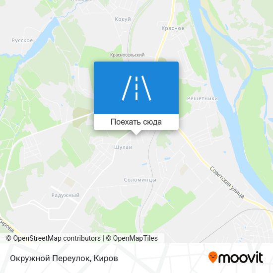 Карта Окружной Переулок