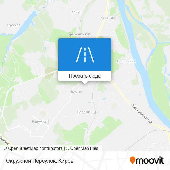 Карта Окружной Переулок