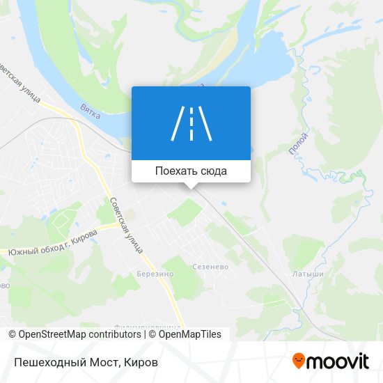 Карта Пешеходный Мост