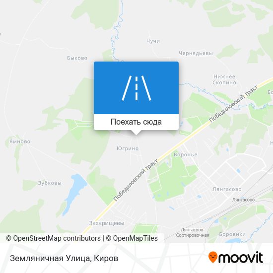 Карта Земляничная Улица