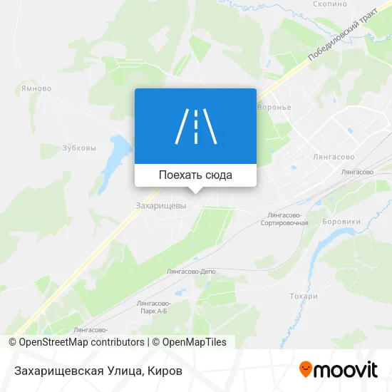 Карта Захарищевская Улица
