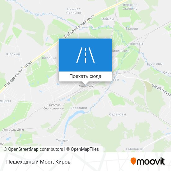 Карта Пешеходный Мост