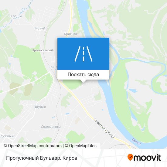Карта Прогулочный Бульвар