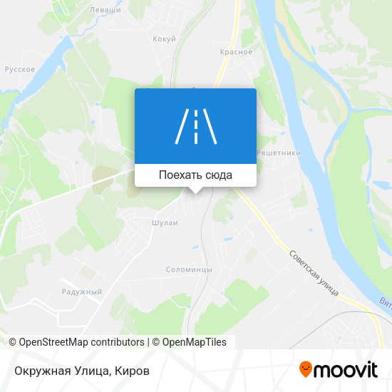 Карта Окружная Улица