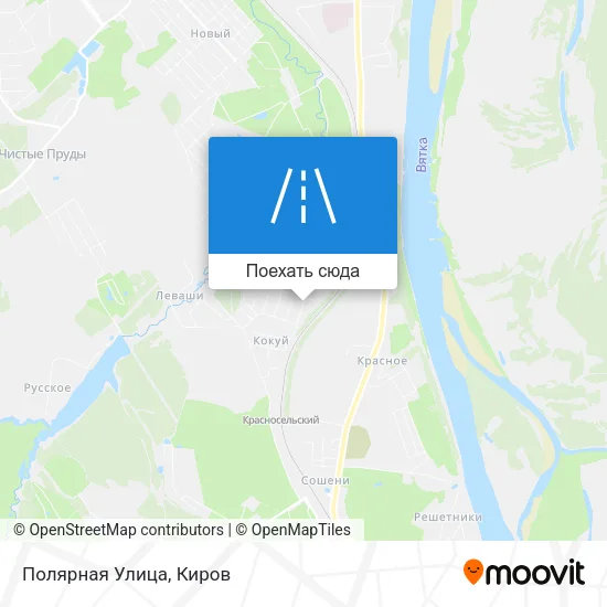 Карта Полярная Улица