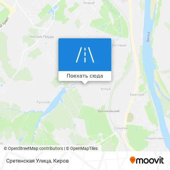 Карта Сретенская Улица