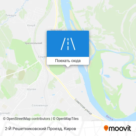 Карта 2-Й Решетниковский Проезд