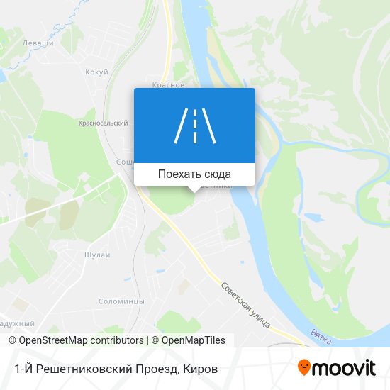 Карта 1-Й Решетниковский Проезд
