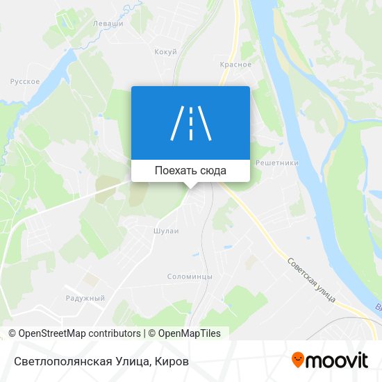 Карта Светлополянская Улица