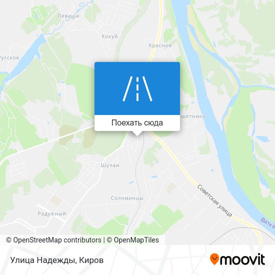 Карта Улица Надежды