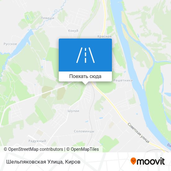 Карта Шельпяковская Улица