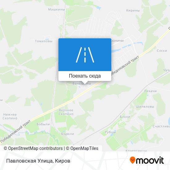 Карта Павловская Улица