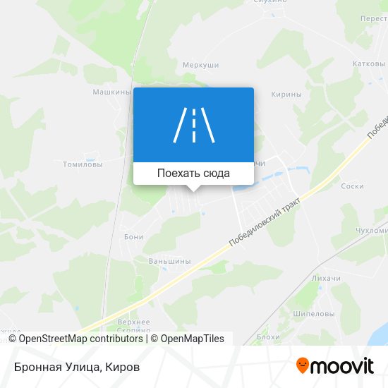 Карта Бронная Улица