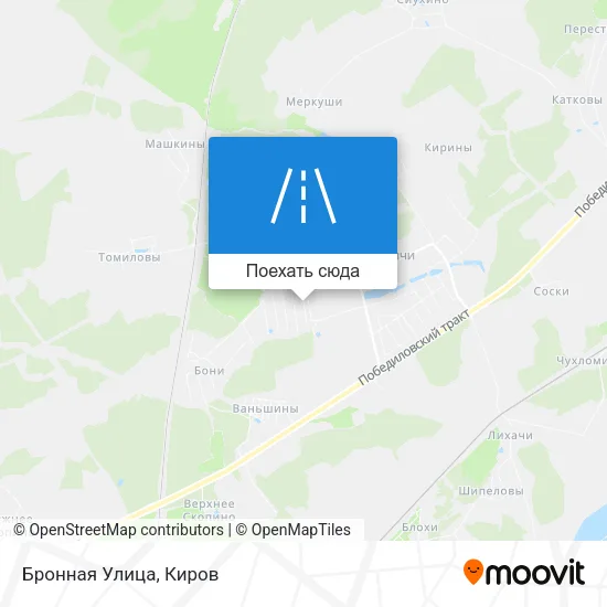 Карта Бронная Улица