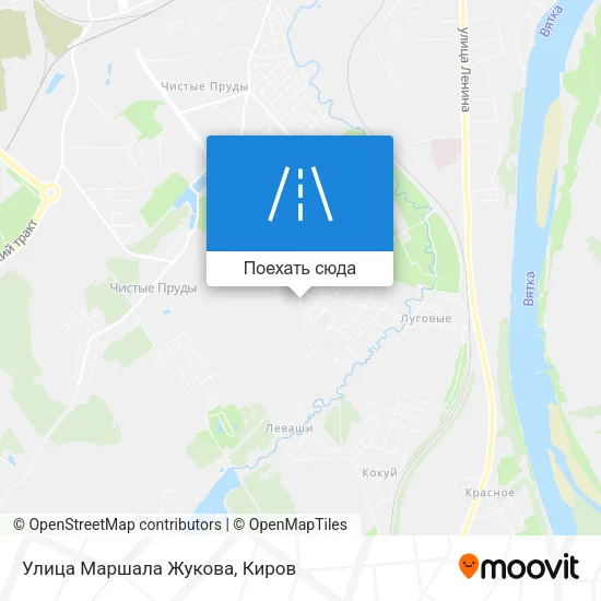 Карта Улица Маршала Жукова