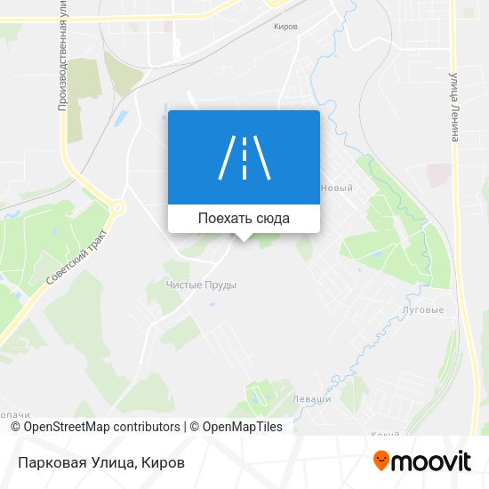 Карта Парковая Улица