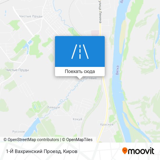 Карта 1-Й Вахринский Проезд