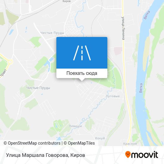 Карта Улица Маршала Говорова