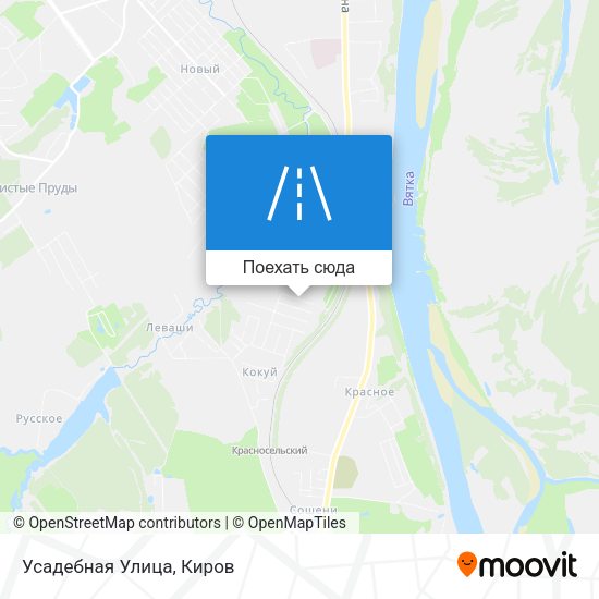 Карта Усадебная Улица
