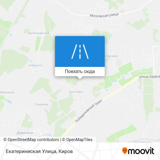 Карта Екатериниская Улица
