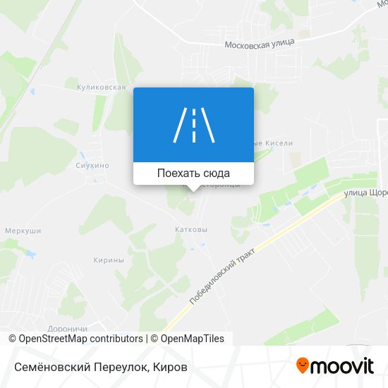 Карта Семёновский Переулок