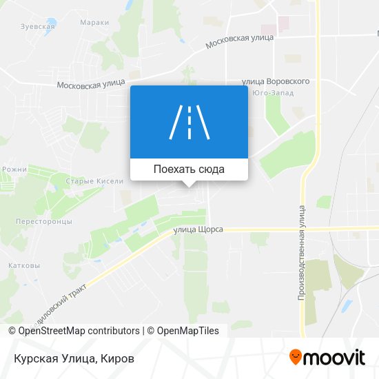 Карта Курская Улица